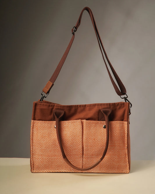 Sand Dune Canvas Tote