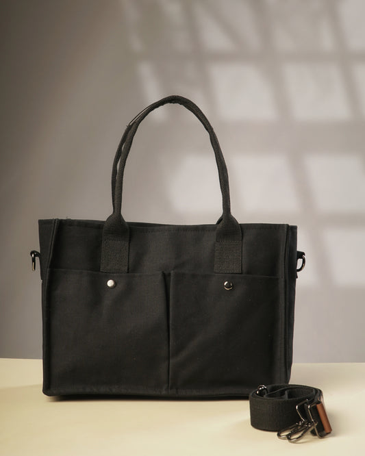Midnight Canvas Tote