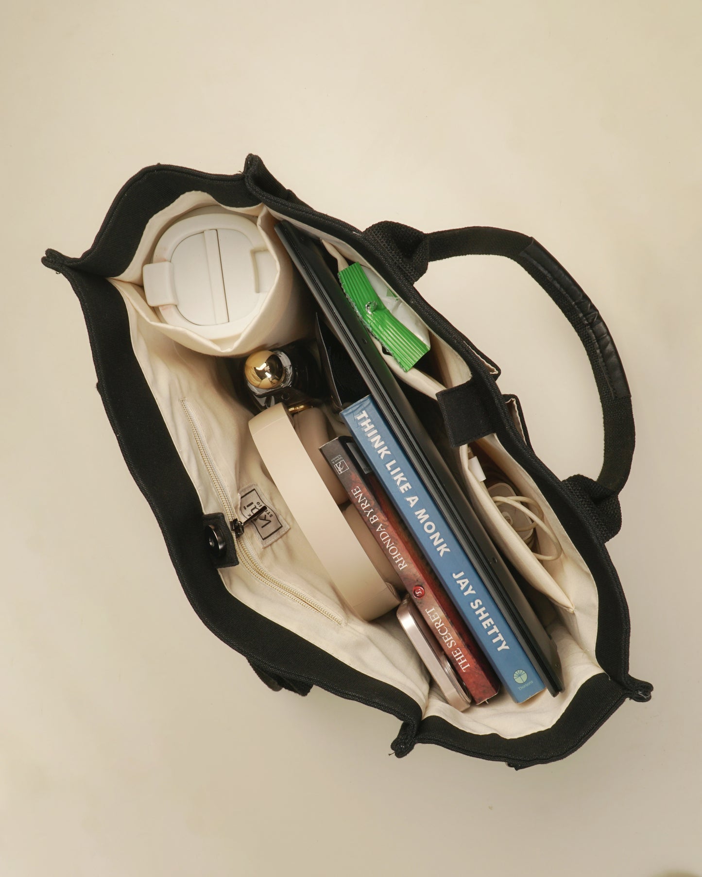 Coconut Cream Canvas Tote