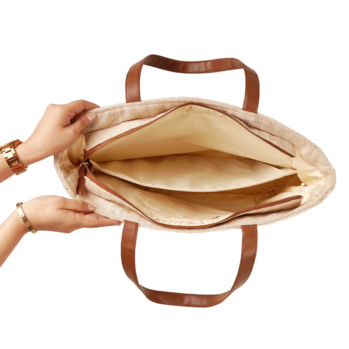 Butter Cream Oversized Tote