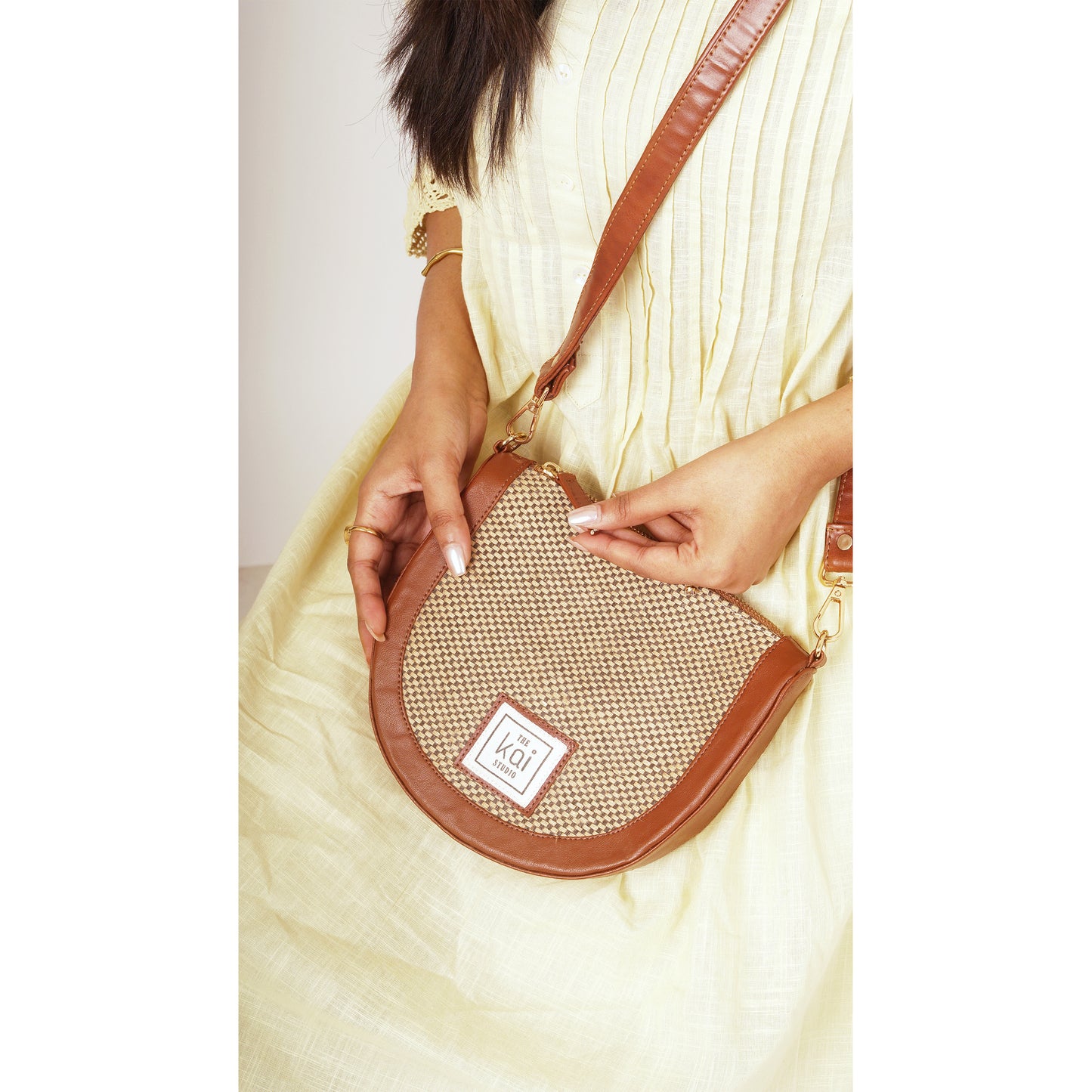 Pearl White Simple Sling