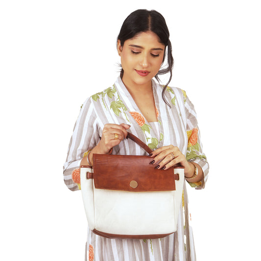 Almond Aura Handbag