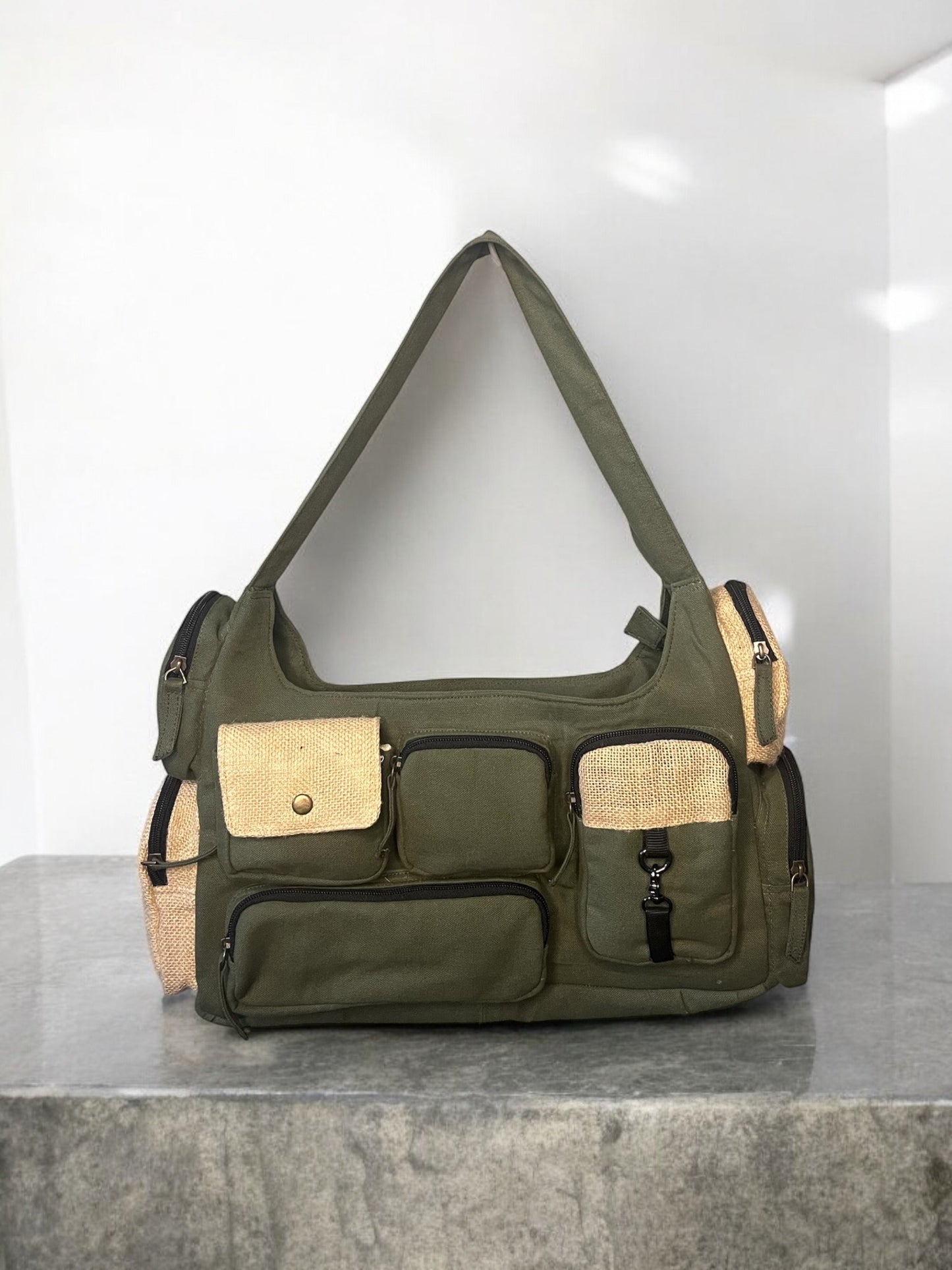 Olive Terrain Utility Bag
