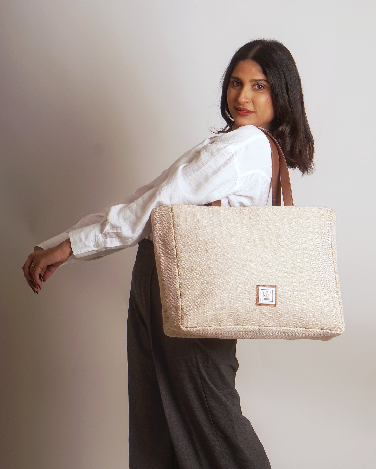 Butter Cream Oversized Tote